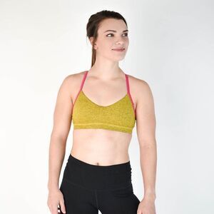 Fleo Reinette Sports Bra in Bronze Bamboo/Cabaret Size Medium